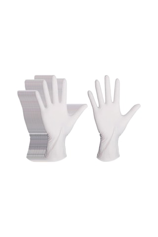 Homyl 50 Adet/kutu Tek Kullanımlık Şeffaf Eldivenler Yemek L