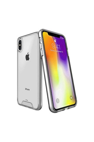 Apple Uyumlu iPhone Xs Max 6.5 Kılıf Zore Gard Silikon Renksiz