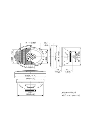 Kenwood Kfc-s6976ex 500 W 16x24 Cm Oto Hoparlör Sku: Smgstka14c919115
