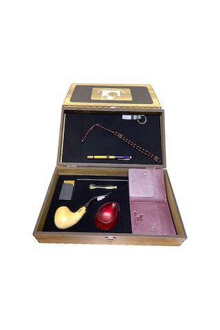 Pipsan Pipo Ahlat Ağacı Balsa Filitreli Çakmaklı Kartlık Anahtarlık Tesbih Set 605740-709148