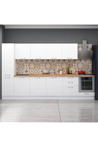 Fly180498-340 Cm Filipa Ank Modüllü Ve Boy Dolaplı Mutfak