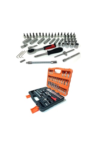 Emsa 53 Pcs Lokma Takımı 1/4 Set Bits Uç Seti Lokma Seti