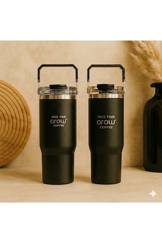 2'li Siyah Termos 750ml 2