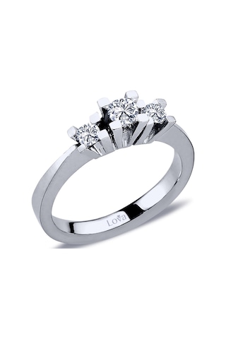 Lova 0,32 Karat Pırlanta Tria Yüzük - 1050227