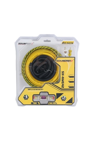 Soundmax Sx-awg42 4 Ga Oto Anfi Kablo Kiti