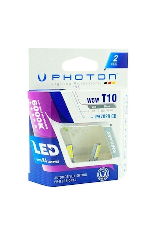 Photon Ampul T10 W5w 6+6 Led 2'li Blister Pht Ph7020 B2 Genel