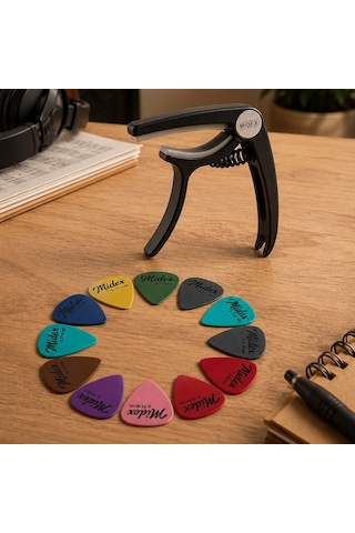 Lastvoice LCT-90BK Kaliteli Gitar Capo Sağlam Tutuş