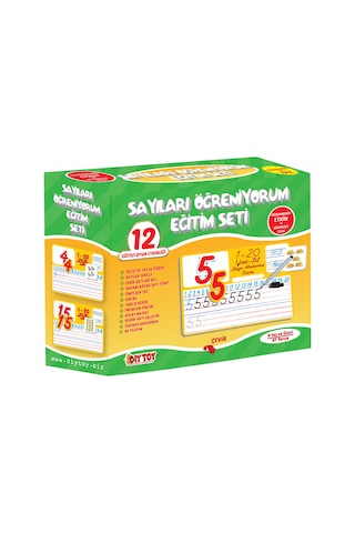 Diytoy Eğitici Öğretici Sayıları Öğreniyorum Eğitim Seti 67 Parça