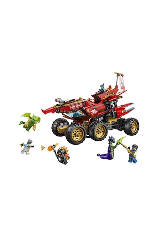 LEGO® NINJAGO® Kara Gemisi 71869 - 9 Yaş ve Üzeri Çocuklar için 3 Araç ve 6 Minifigür İçeren Oyuncak Yapım Seti (1214 Parça)