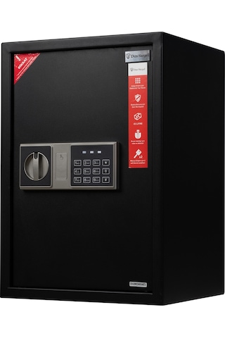 Das Siegel Çelik Elektronik Şifreli Ve 2 Anahtarlı Kasa 50DSB
