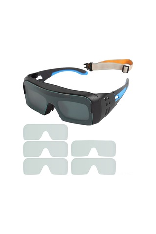 Jokmae Güneş Enerjili Otomatik Kararan Kaynak Gözlüğü - Uv Kalkanlı, Hızlı Adaptif Pratik Aksesuar