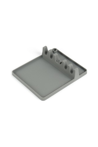 Sones 2'si 1 Arada Mutfak Silikon Kaşıklık Rafı Orta