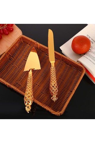 Teltree Pizza Ve Pasta İçin Dayanıklı Alaşımlı Bıçak Seti - Keskin Uç, Konforlu Kavrama, 29cm Uzunluk, Özel Davetler İçin Mükemmel Seçim Diğer