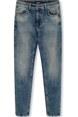Only Kobmatt Slım Mıd Blue Paınt Jeans Dnm Kız Çocuk Mavi Jean - 15292061