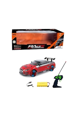 Toycraft Racerx 1:10 Ölçek Uzaktan Kumandalı Yüksek Hızlı Yarış Arabası 10 15 Km/h - Kırmızı