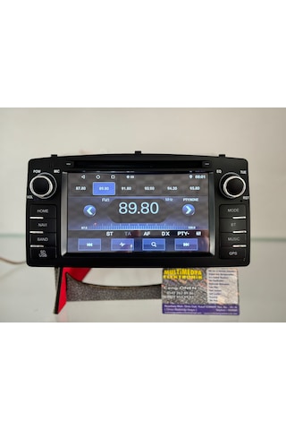 Toyota Corolla 2005 Multimedya Navigasyon Android Gerçek 4Gb Ram