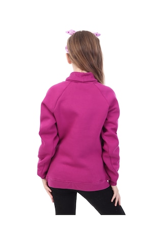 Toontoy Kids Toontoy Kız Çocuk Baskılı Sweatshirt Mürdüm