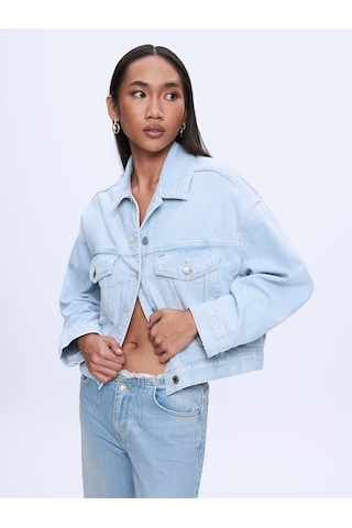 Ltb Celıa Oversıze Jean Jean Ceket 010096102815727 55056 Acık Mavı Açık Mavi