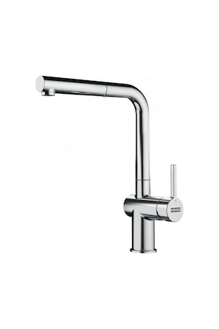Franke Basis BFG 611-86 Nero Granit Evye - Active Plus Doccia 2.0 Krom Batarya Seti