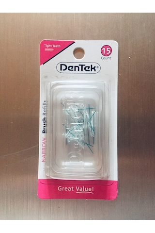 Dentek Arayüz Fırçası Yedek Başlığı 15'li
