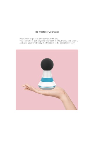 Neevoyu El Tipi Elektrikli Masaj Cihazı Kas Açısı Alleviatesi 6 Seviye Şiddet 400mah Pil Sarı Renk Sarı