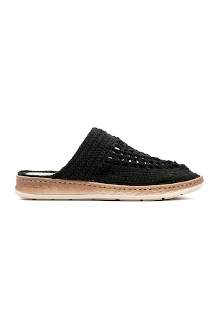 Terlik Kadın Bbs Jmy John May Knitwear Slippers Black Siyah
