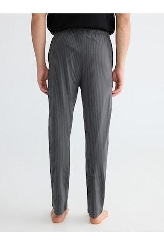 LC Waikiki Lc Waıkıkı Gri Standart Kalıp Çizgili Erkek Pijama Altı