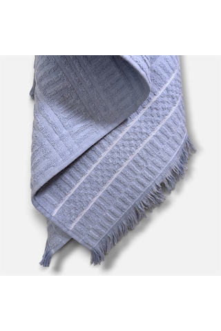 Botti Home %100 Pamuk Jakarlı Banyo Havlusu 100 X 150 Cm Çeyizlik Yumuşak Dokulu Havlu Bebek Mavisi
