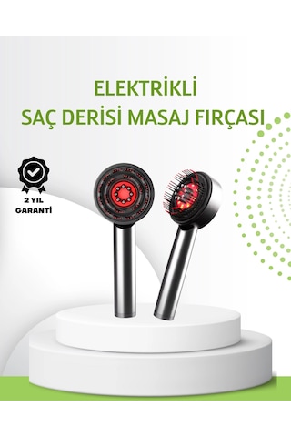 Şarjlı Saç Derisi Masaj Cihazı Kırmızı Işık Ve 3d Tarak Dişli