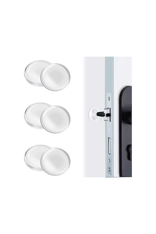 Parçalar Şeffaf Kapı Durdurucu, Duvar Koruyucu Susturucu