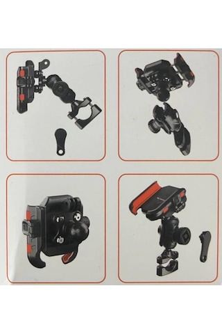 Torima Jy-062 Bisiklet Ve Motorsiklet Telefon Tutucu Siyah