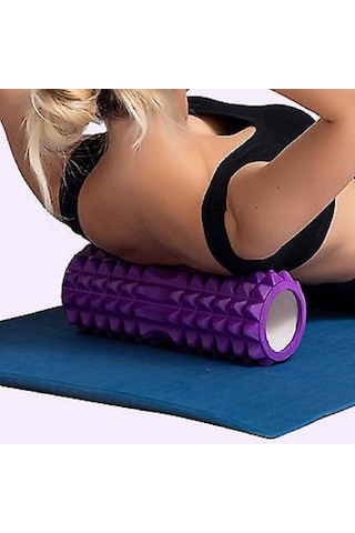 Çakabey Egzersiz Silindiri Masaj Silindiri Foam Roller Pilates Rulosu Mor