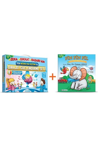 Adeda Dikkati Güçlendirme Seti 2 Yaş + Fin Fin Fil