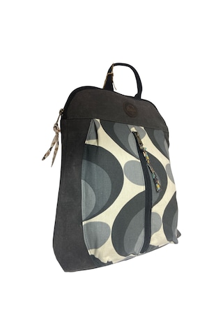 Vintage Kanvas Renkli Otantik Günlük Gezi Seyahat Sırt Çantası Lucas Bag 30 Cm X 37 Cm Siyah