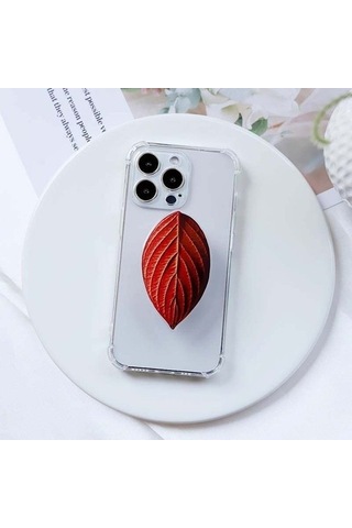 Muduan K001 Soket Katlanır Kavrama Tok Pretty Yaprak Akrilik Telefon Tutucu İphone Uyumlu13 Evrensel Telefon Braketi Griptok Standı Renkli Direksiyon Bjekph