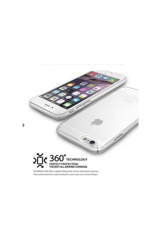 Ringke Slim Frost Apple Uyumlu iPhone 6s Plus/ 6 Plus İle Kılıf White