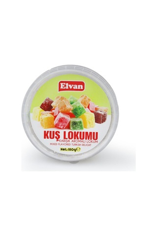 Elvan Meyve Aromalı Kuş Lokumu 150 Gr. (1 Adet)