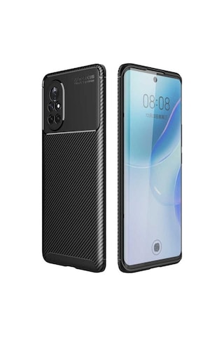 Huawei Nova 8i Kılıf Zore Negro Silikon Kapak Siyah