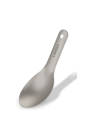 Ranyeek Hafif Titanyum Kısa Saplı Kaşık, Mat Sonuç, Dışarıda Ve Evde Kullanım, 117mm, 15g Çok Renkli