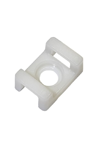 Gwest Vidalı Kroşe 23 x 16 x Ø10mm - Beyaz - 50 Adet
