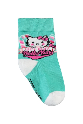 Hello Kitty Hello Kıtty Kız Çocuk 3'lü Çorap 3-11 Yaş Kırmızı Kımızı 09a83414524w1