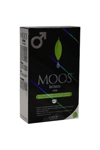 Moos Intimen pH 5.5 Erkek için Genital Bölge Temizyeme Likidi 200 ML