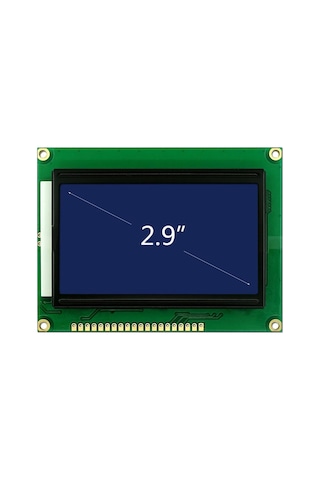 2.9 Inch 12864b V2.0 Mavi Glcd Modül Spi 5v 128x64 Pixel Grafik Lcd Display Ekran