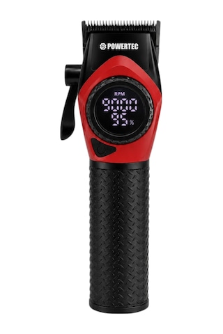 Tr-5100 Profesyonel Saç Tıraş Makinesi 9000 Rpm Dijital Ekran 5000 Mah Li-ion Batarya Şarjlı Berber Tipi Clipper
