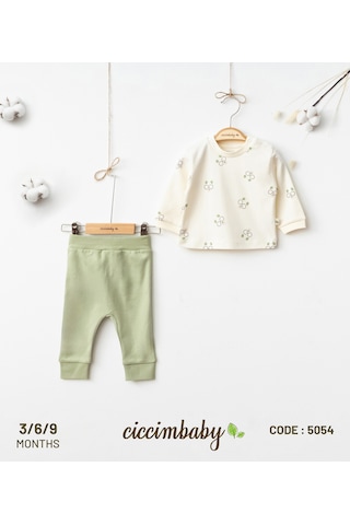 Bear Hugs Pijama Takımı Yeşil