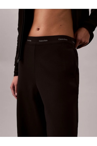 Calvin Klein Ponte Logolu Bel Bantlı Kadın Siyah Eşofman Altı Lv044e622g-ub1 Siyah