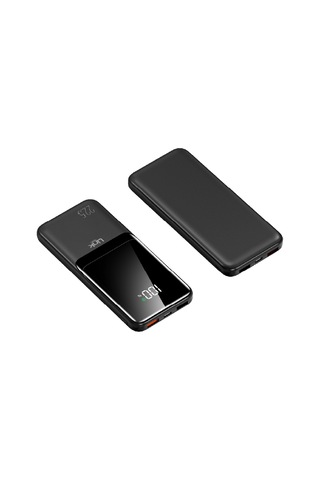 Linktech Ef94 9000 Mah 22.5w Hızlı Ekranlı Powerbank Siyah