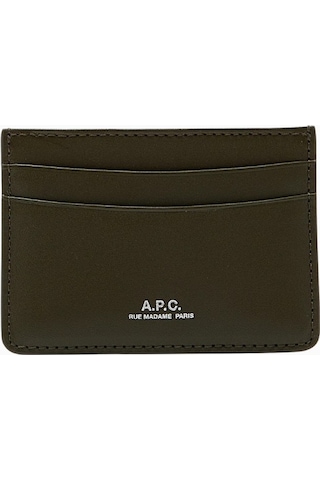 A.p.c André Unisex Deri Kartlık Koyu Yeşil 2 Ürün Kodu 002700
