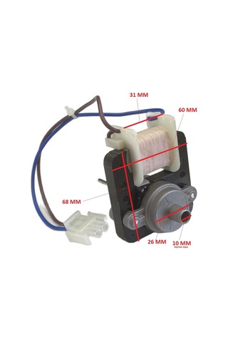 Beko Uyumlu D9400Nm Nofrost Buzdolabı Ince Milli Iç Fan Motoru Srf 58 - 552283707