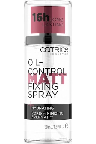 Catrice Oil-control Mat Sabitleme Spreyi 50ml,şeffaf, Vegan Ve Alkol Içermez Makyaj Bazları